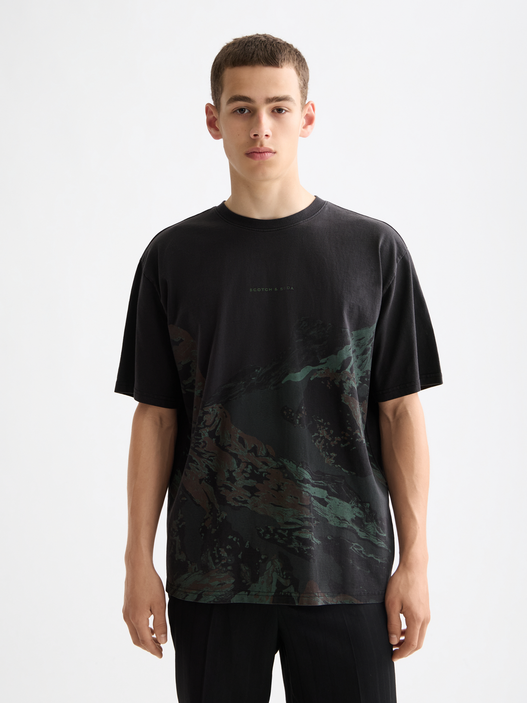 Loose Fit Overdyed Aw T-Shirt