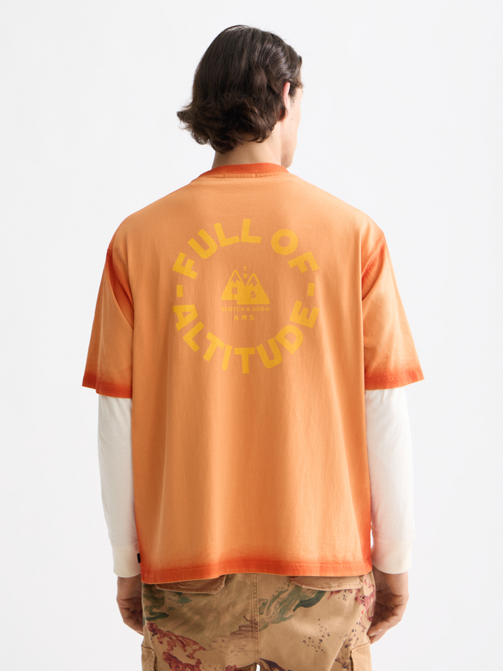 Loose Fit Garment Dye Aw T-Shirt