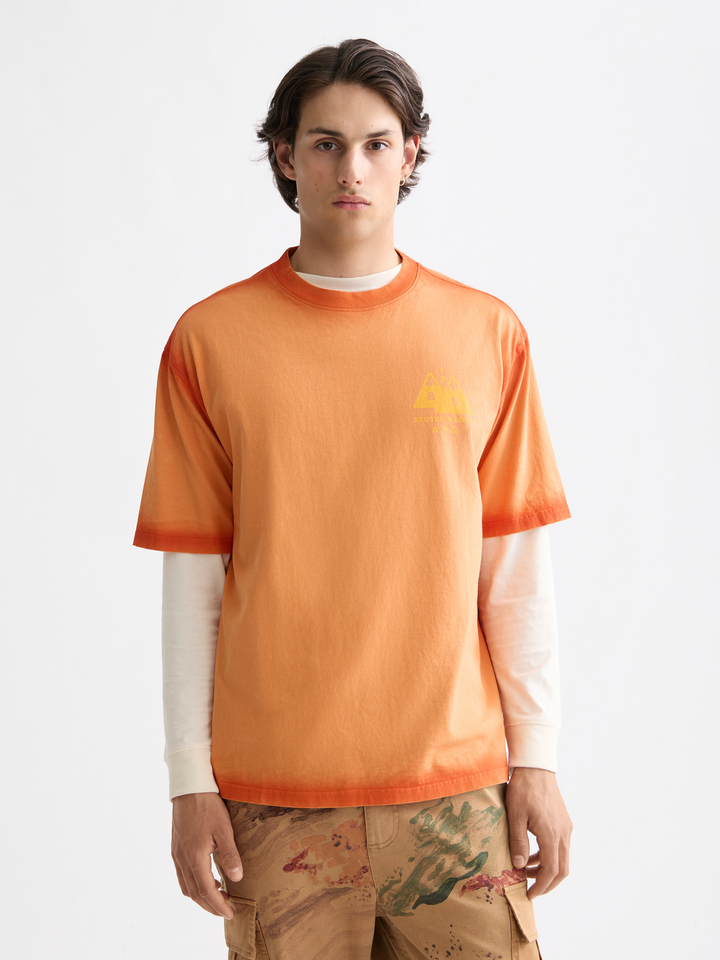 Loose Fit Garment Dye Aw T-Shirt