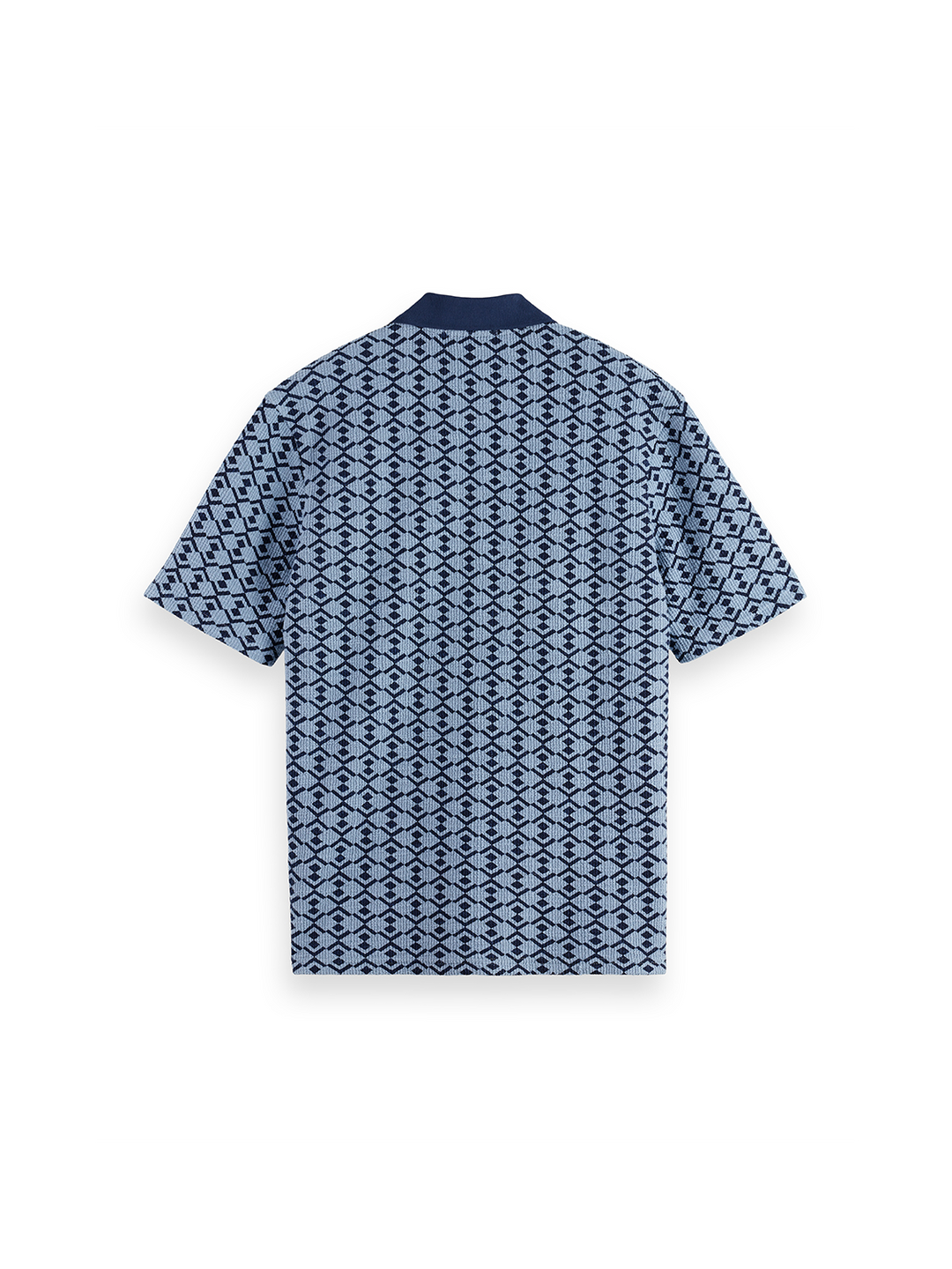 Towelling Printed Relaxed Polo