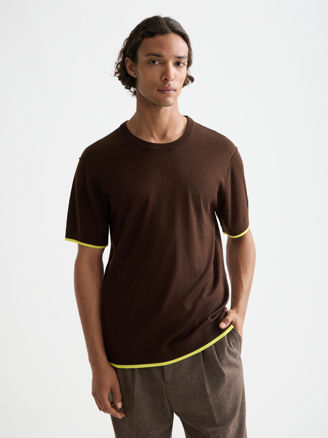 Knitted Relaxed T-Shirt