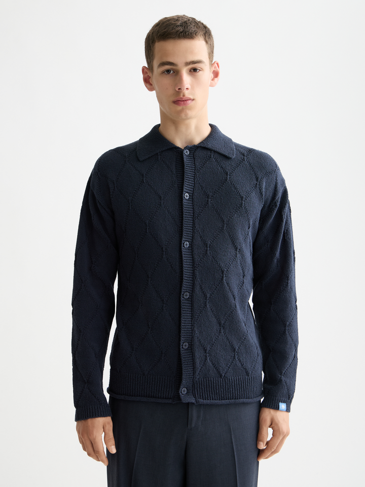 Open Work Long Sleeve Shirt