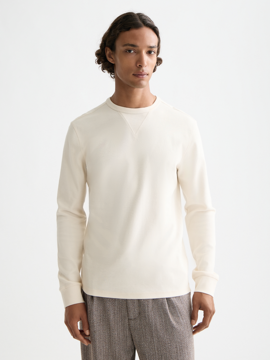 Waffle Long Sleeve Top