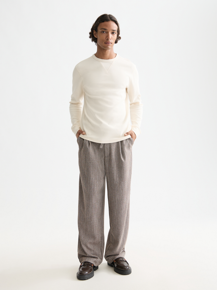 Waffle Long Sleeve Top
