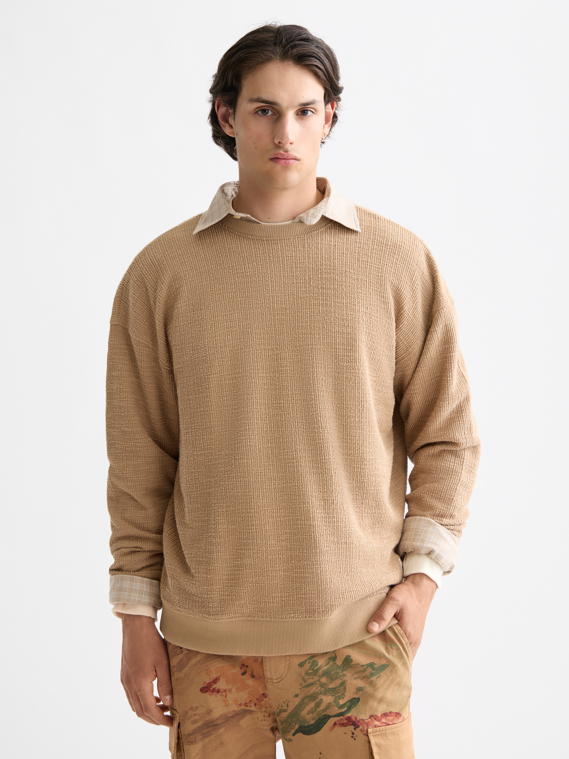 Textured Sweatshirt