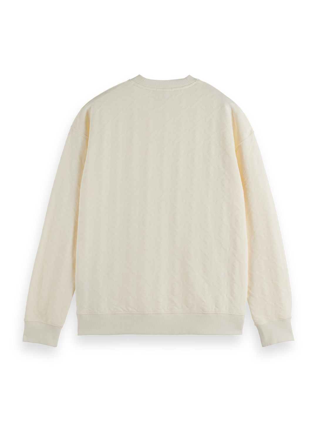 Jacquard terry sweatshirt