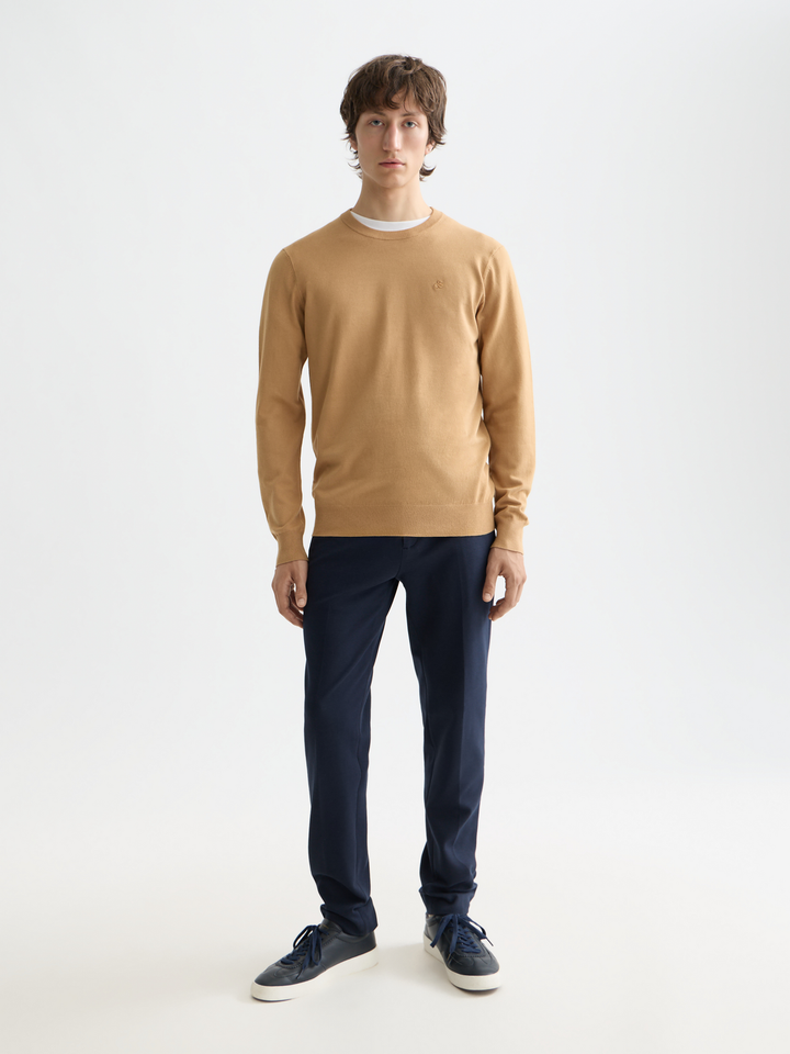 Mott Tailored Knitted Yarn Dyed Chino
