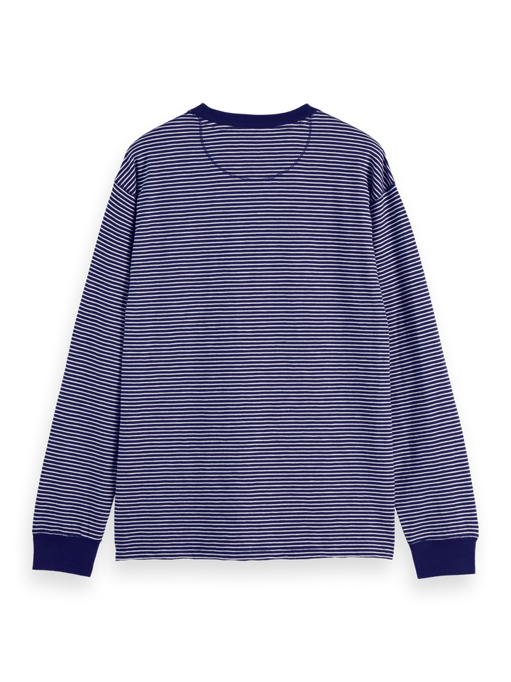 Relaxed Fit Striped Henley