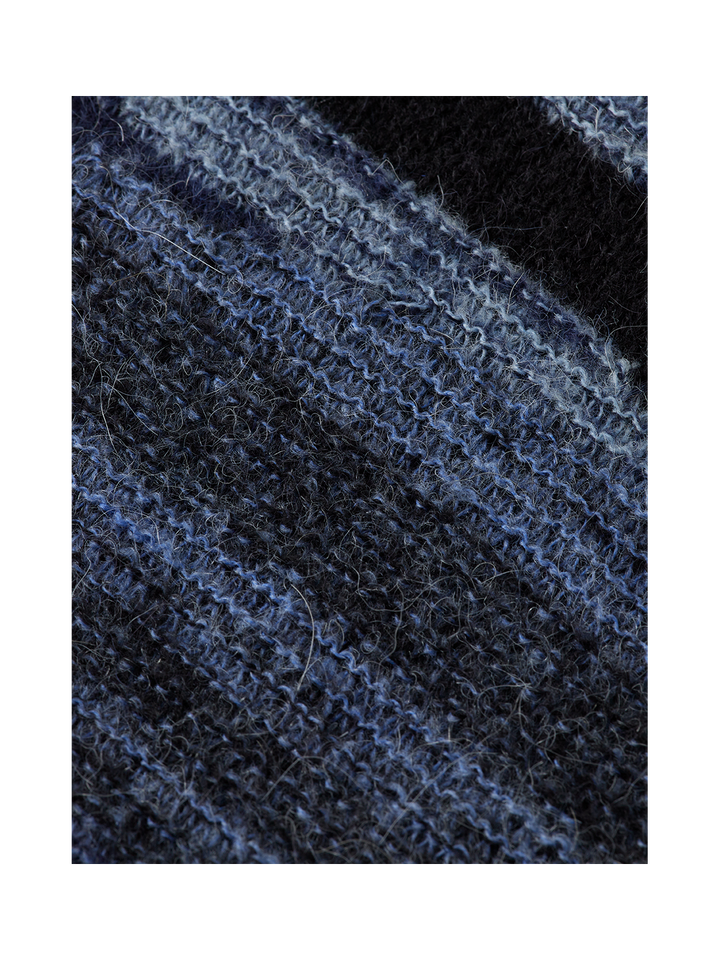 Fluffy Alpaca Wool Blend Crew Neck