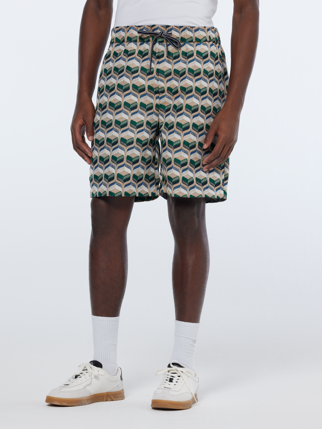 Fave Jacquard relaxed fit bermuda short