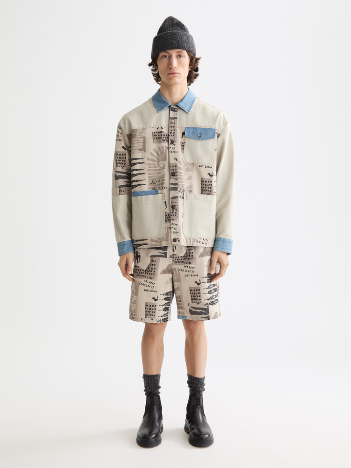 Printed Bermuda Shorts