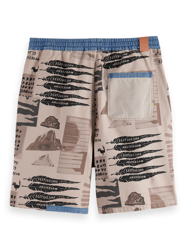 Printed Bermuda Shorts