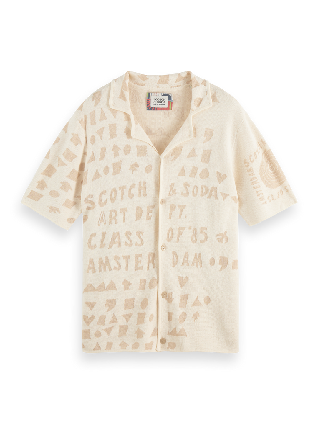 Jacquard Knitted Shirt