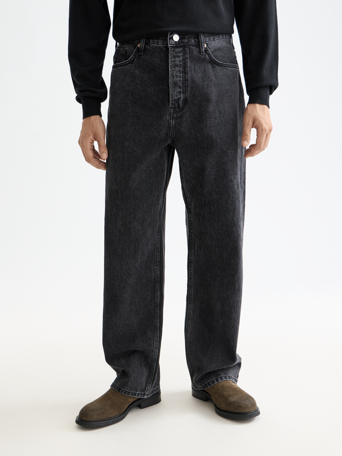 Core The Pitch Loose Fit Jeans-Black Buzz