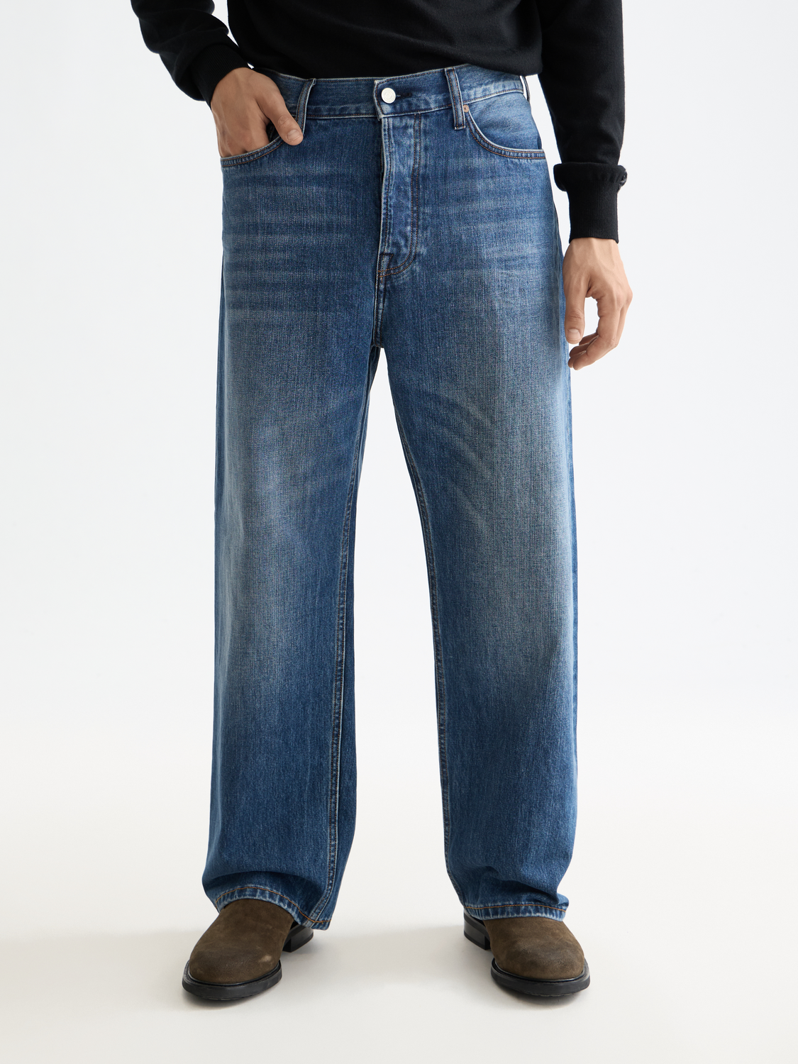 Core The Pitch Loose Jeans-Bring The Blue