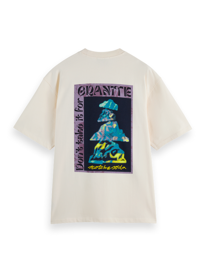 Loose fit front and back artwork t-shirt