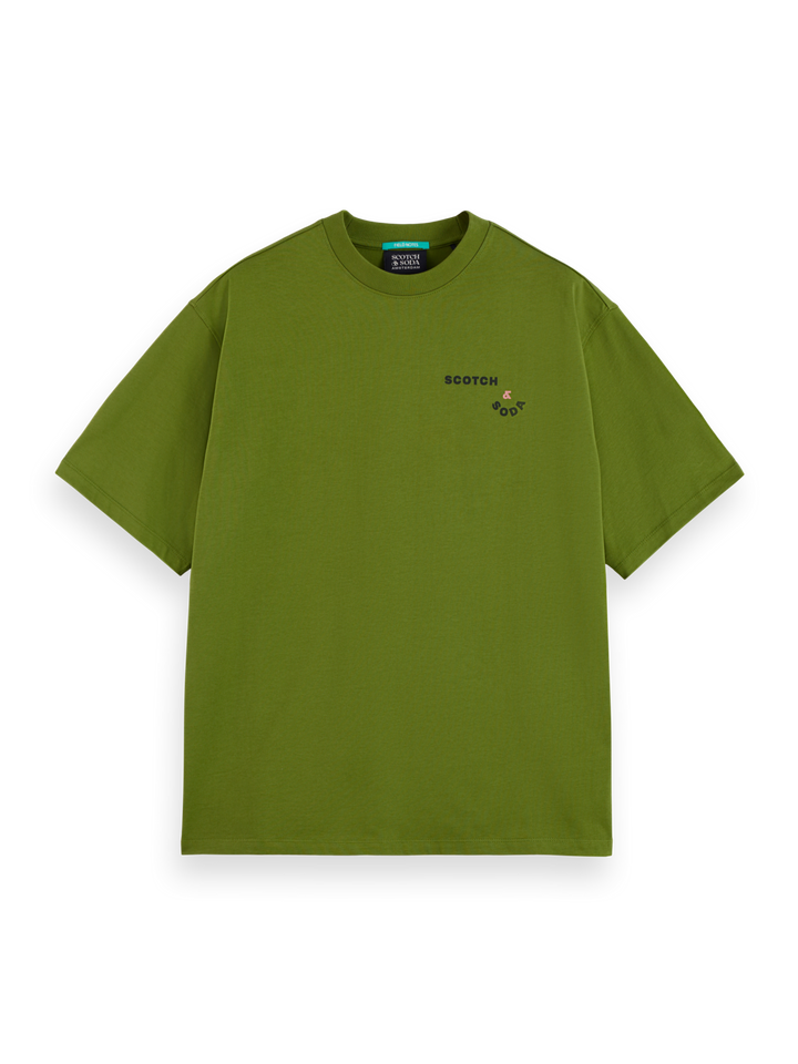 Loose fit front and back artwork t-shirt