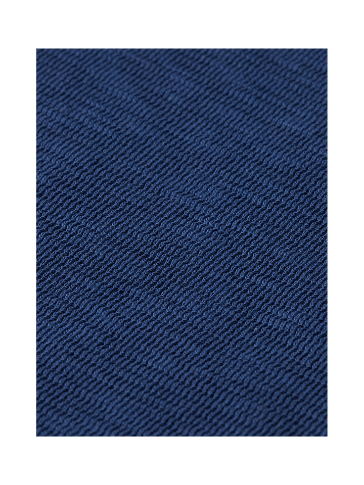 Structured Relaxed Long-Sleeved Polo
