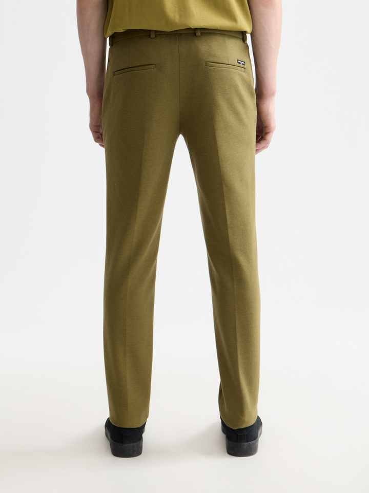 Seasonal Essentials Mott Tailored Cotton Blend Jersey Chino