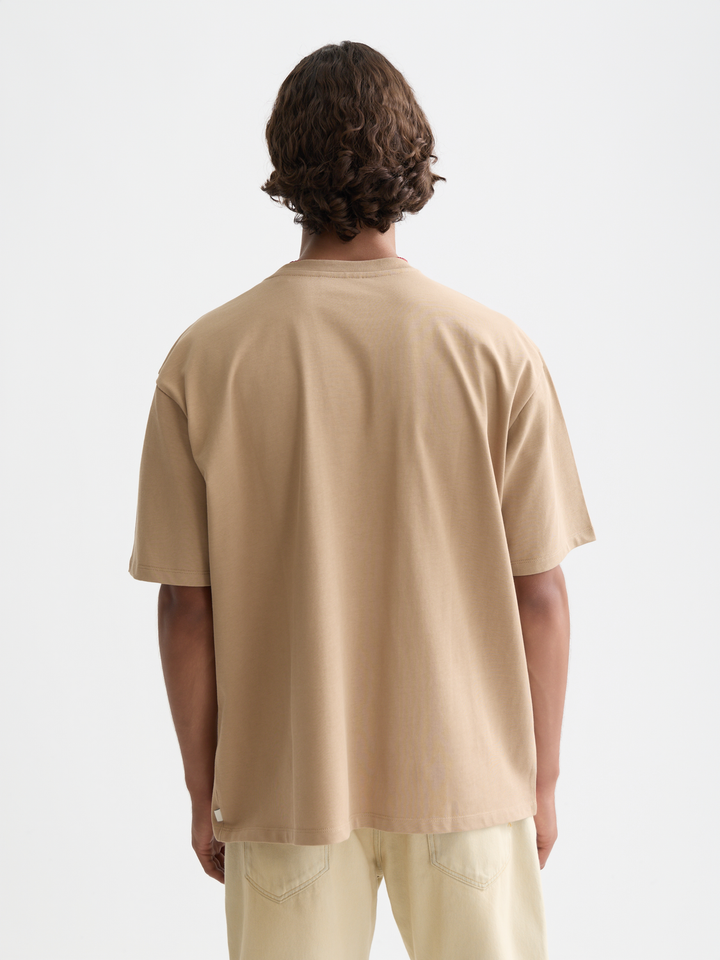 Seasonal Essentials 3 Crosses Pocket Loose T-Shirt