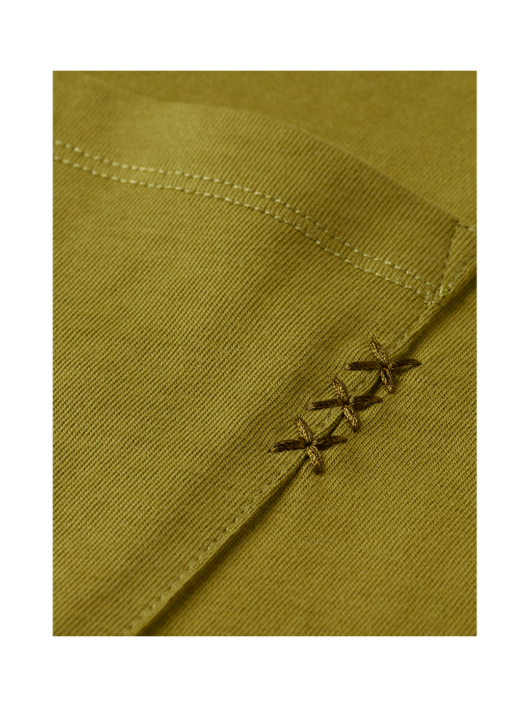 Seasonal Essentials 3 Crosses Pocket Loose T-Shirt