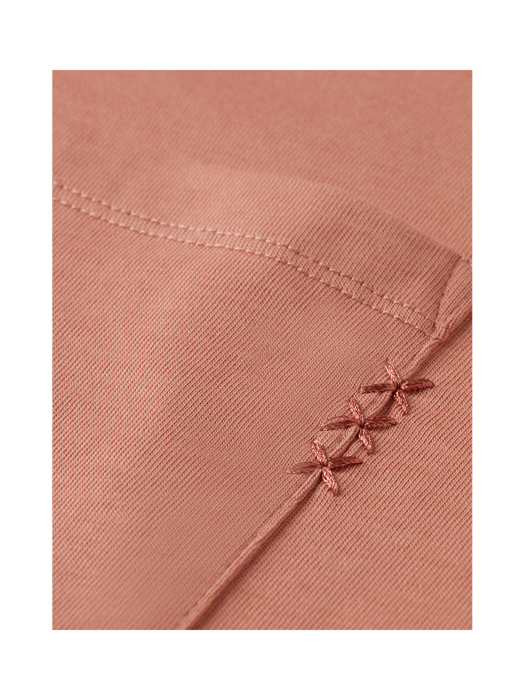 Seasonal Essentials 3 Crosses Pocket Loose T-Shirt