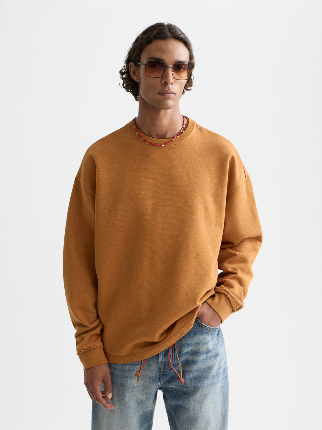 Seasonal Essentials 3 Crosses Loose Sweatshirt
