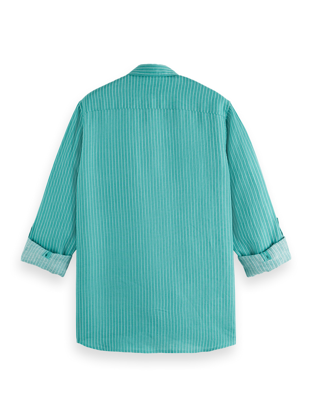 Seasonal core-Regular-fit striped linen shirt