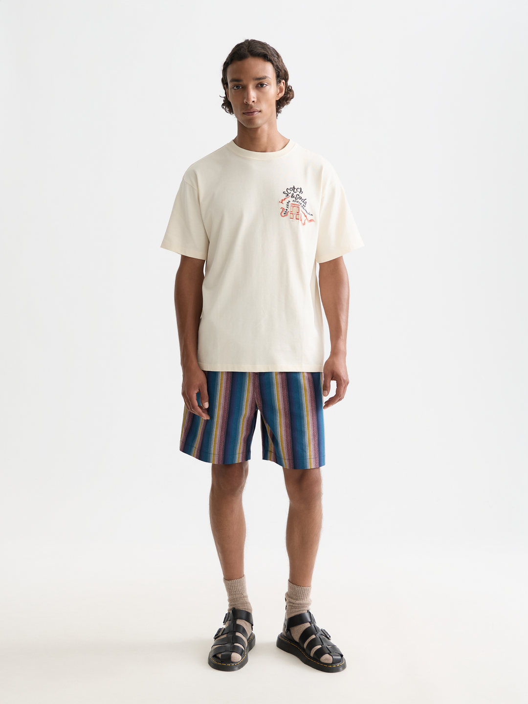 The 40th anniversary relaxed-fit embroidery T-shirt