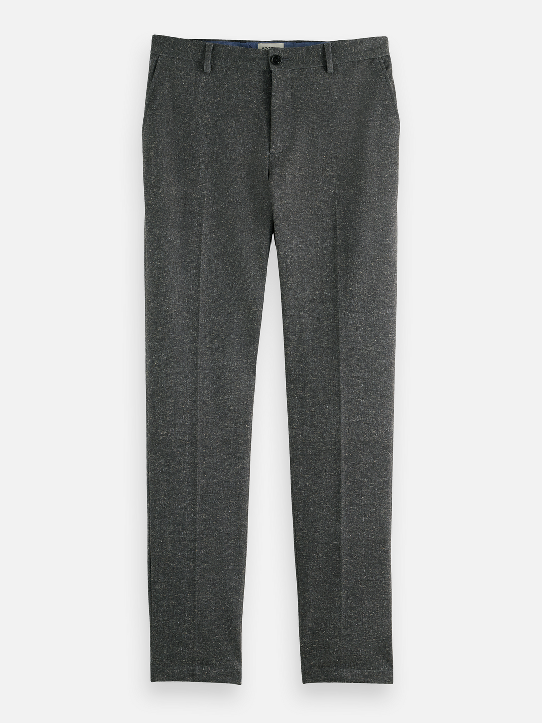 Stuart - melange-jersey regular slim chino