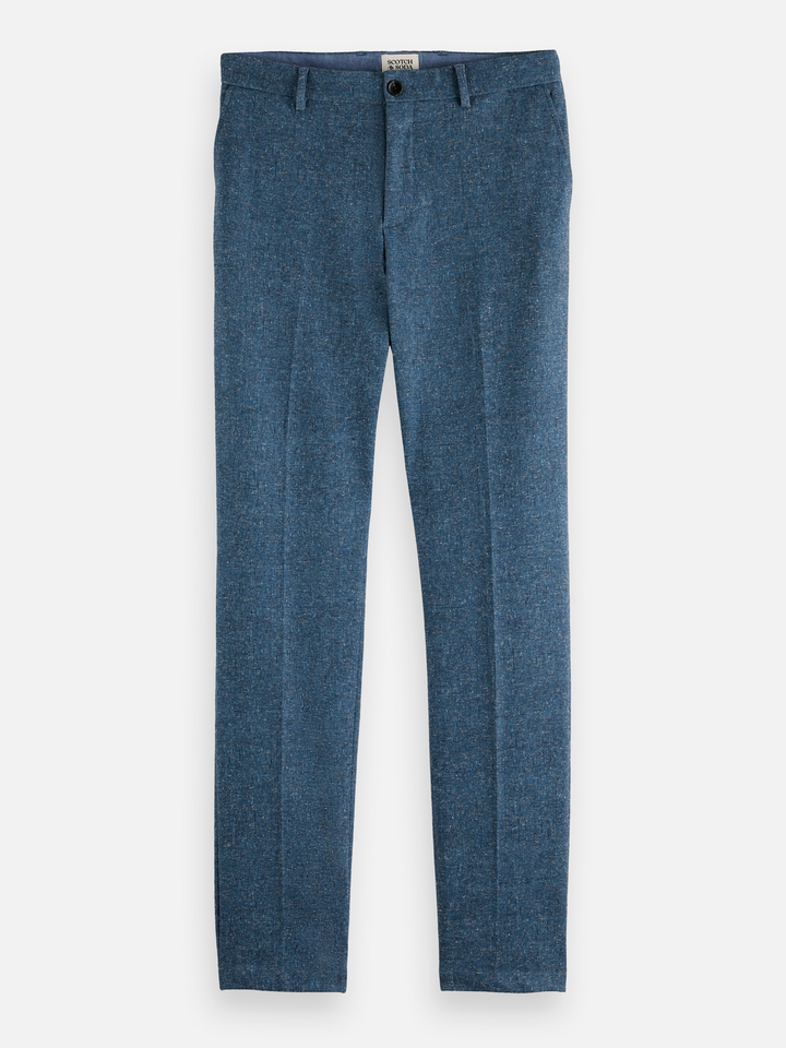 Stuart - melange-jersey regular slim chino