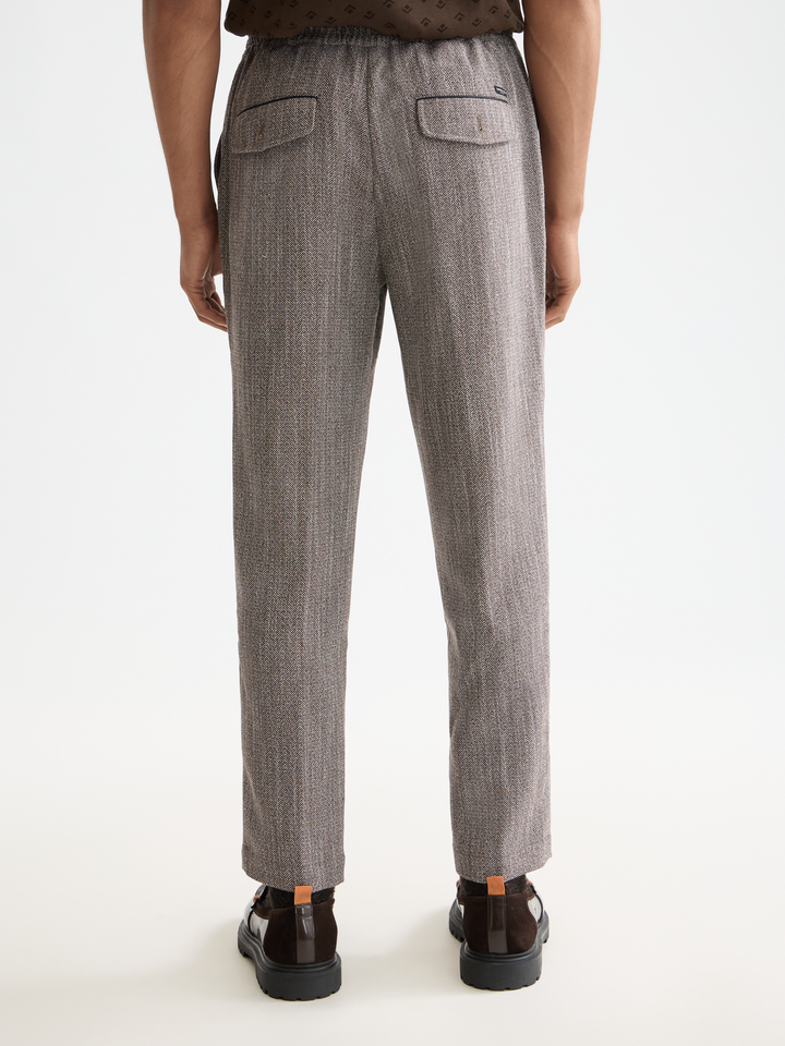Finch Herringbone Yarn Dyed Tapered Fit Jogger
