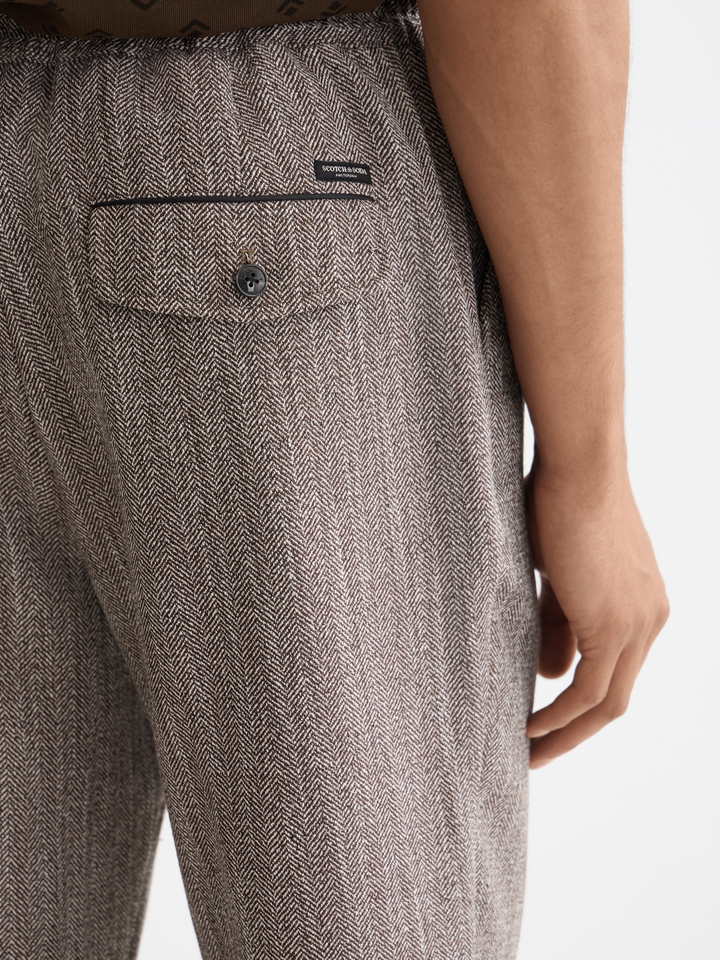 Finch Herringbone Yarn Dyed Tapered Fit Jogger