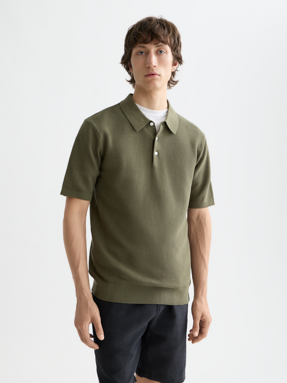Core - Structured Knitted Regular-Fit Polo