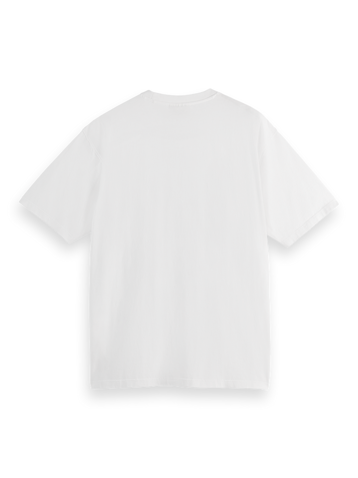Front chest artwork relaxed fit t-shirt