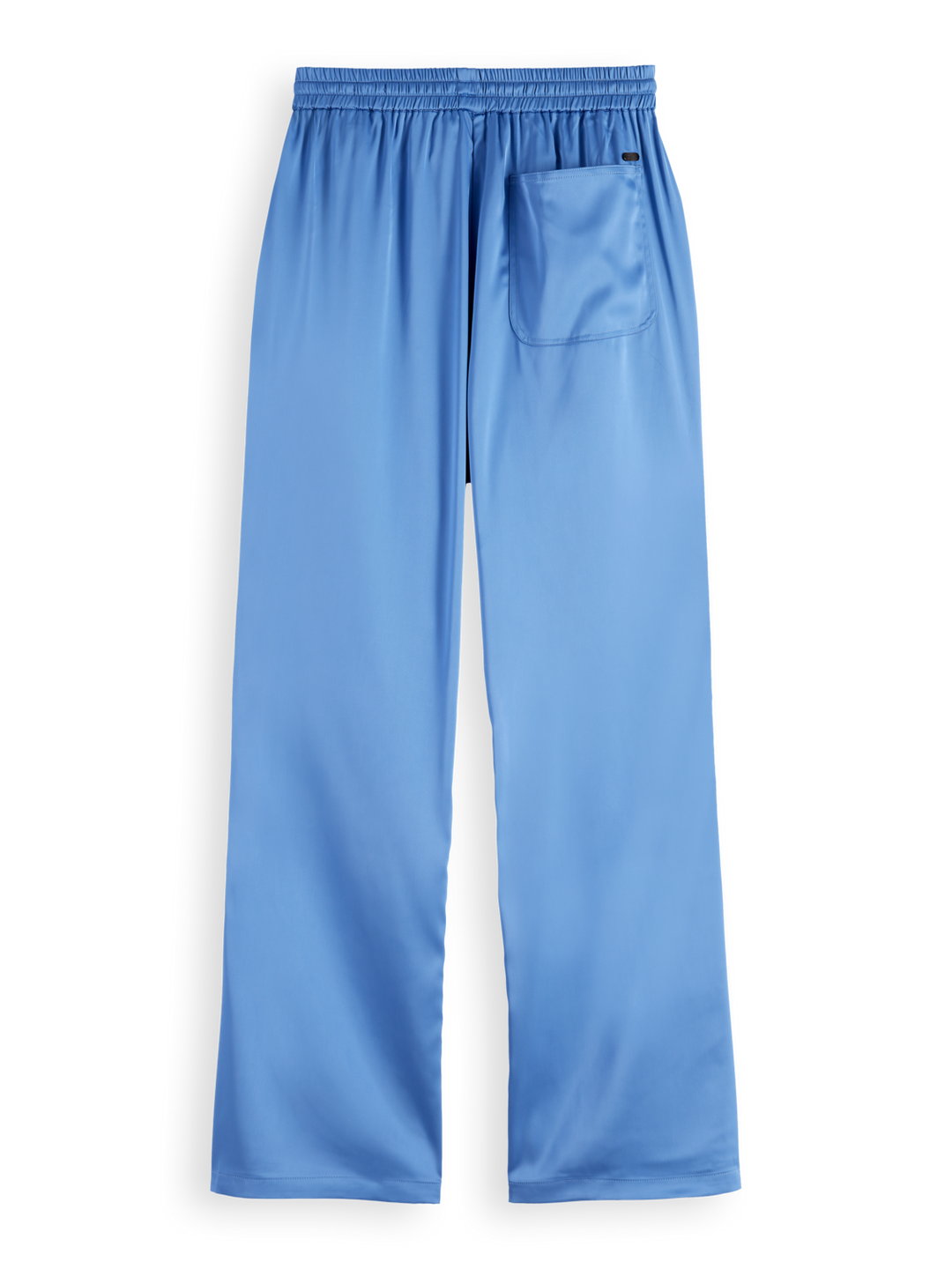 Mae mid-rise bootcut pull-on satin pant