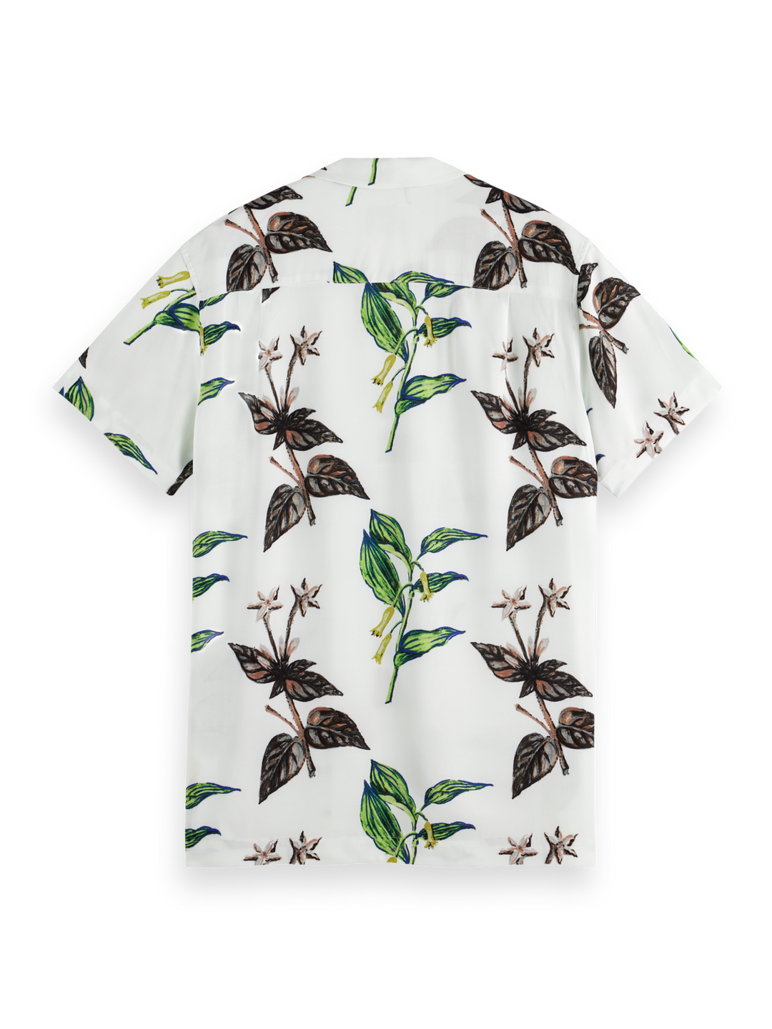Regular-Fit SS AOP Viscose Shirt