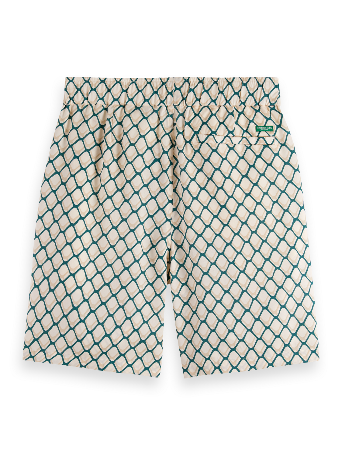 Fave - Printed Tencel relaxed fit bermuda short