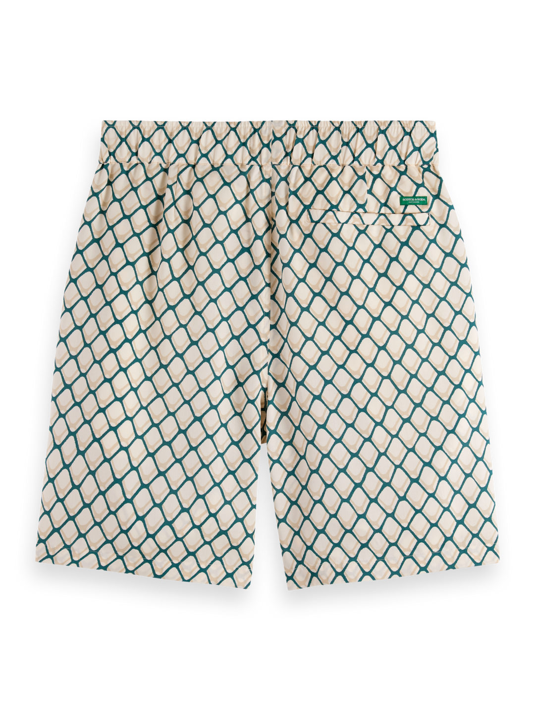 Fave - Printed Tencel relaxed fit bermuda short