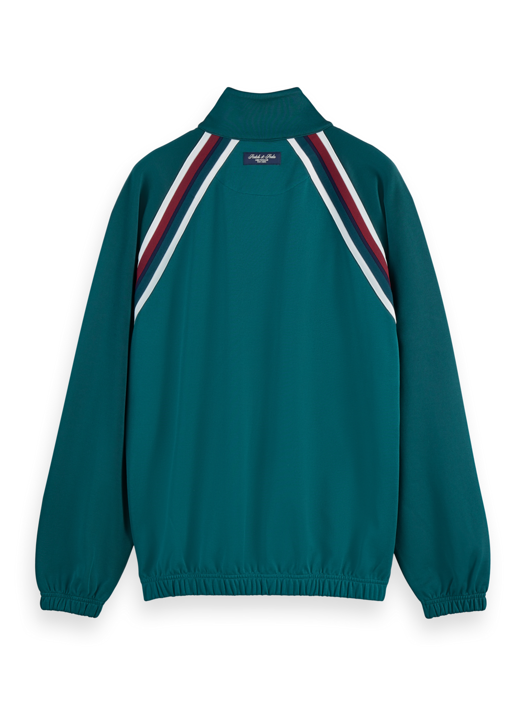 Track full zip through sweatshirt