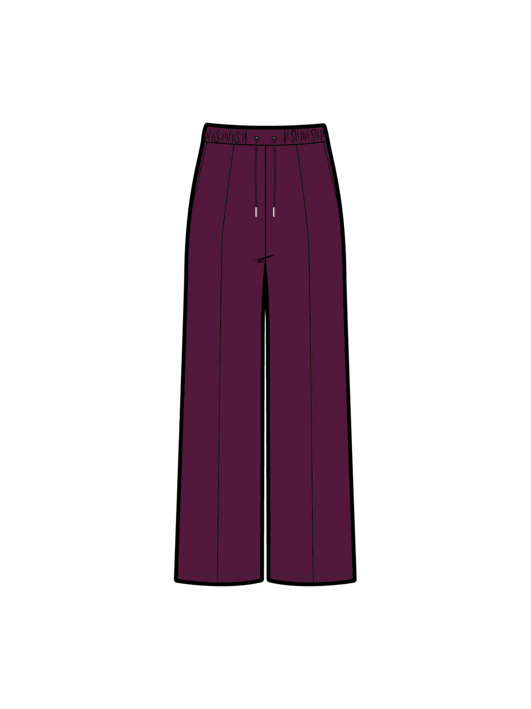 Modal straight leg sweat pant
