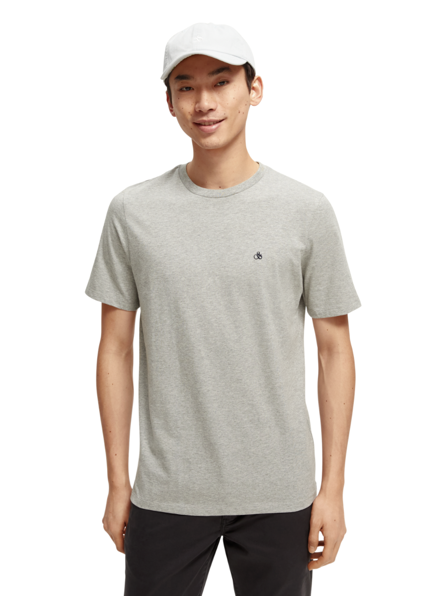 Essentials - Crewneck jersey T-shirt in Organic Cotton