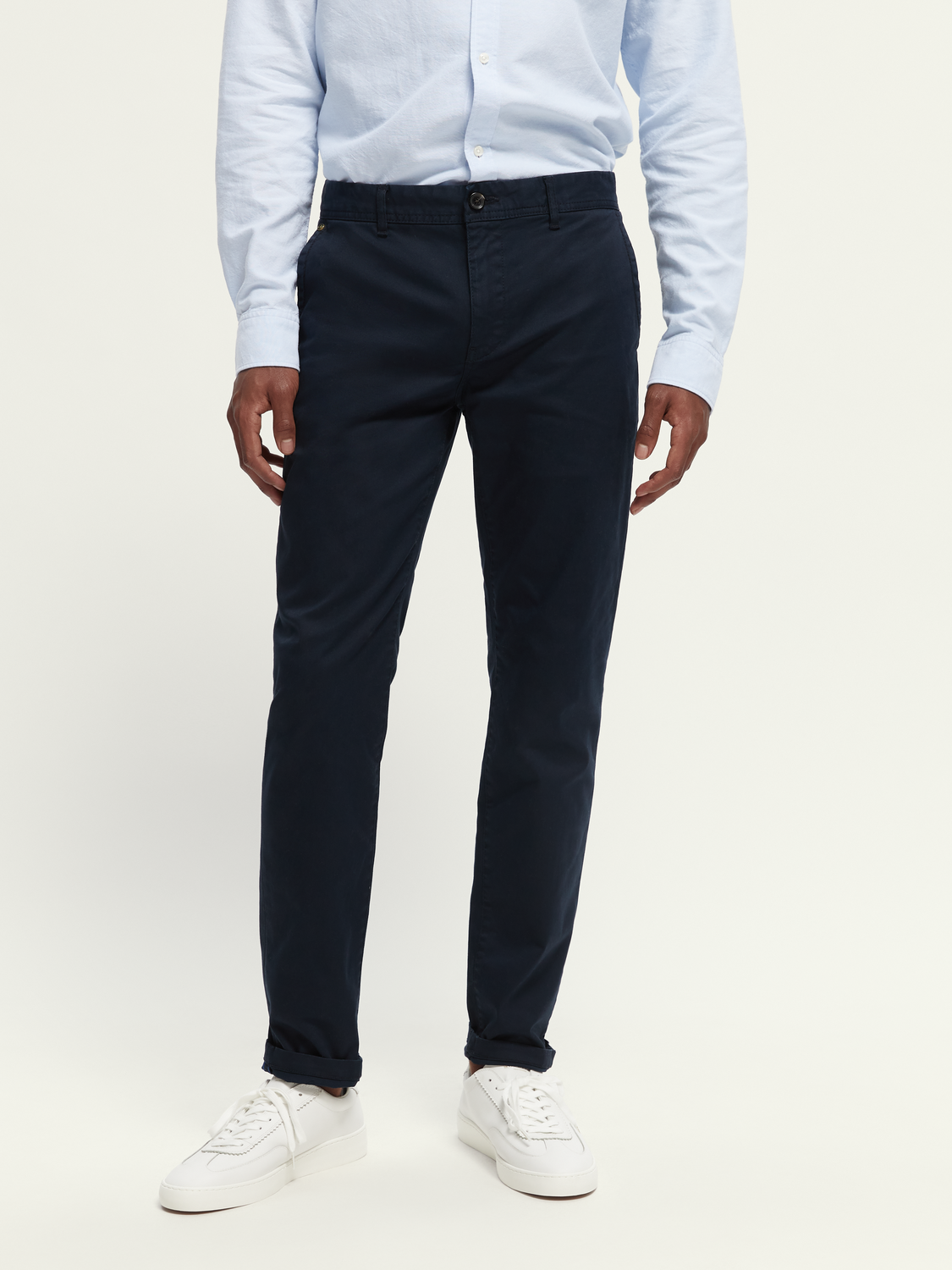Mott super-slim fit organic cotton chino