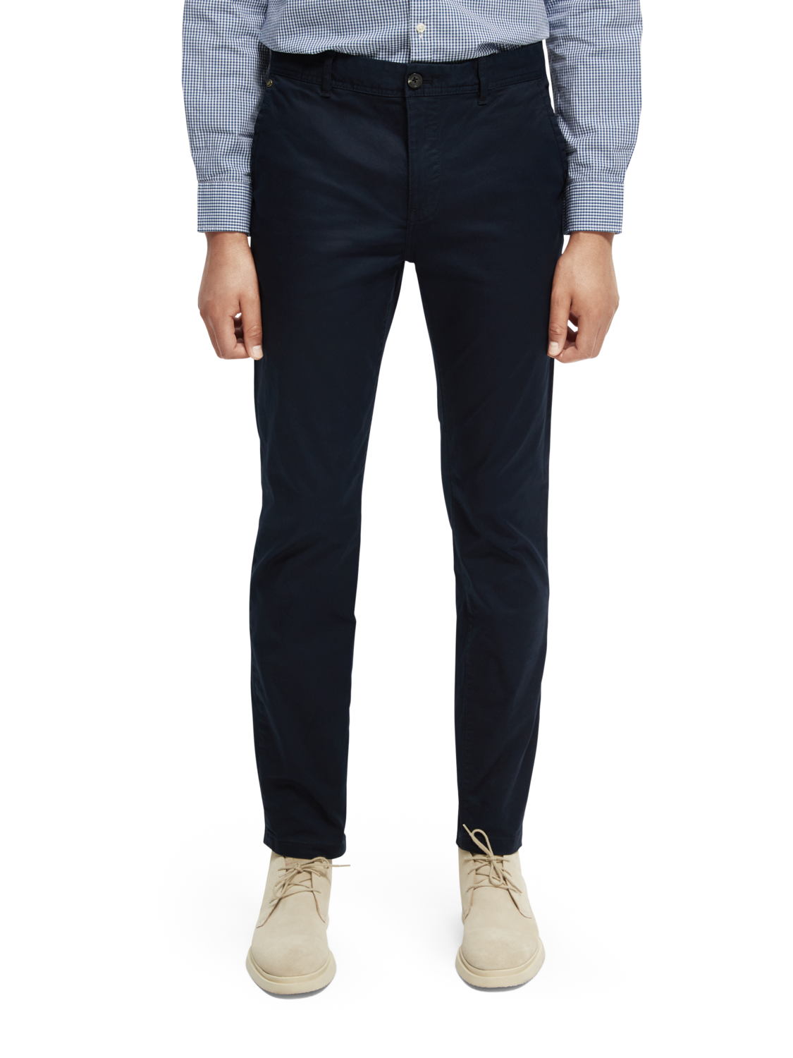 Stuart regular slim-fit contains organic cotton