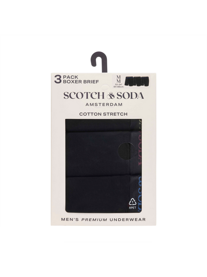 3Pk Mens Cotton Stretch Boxer Brief