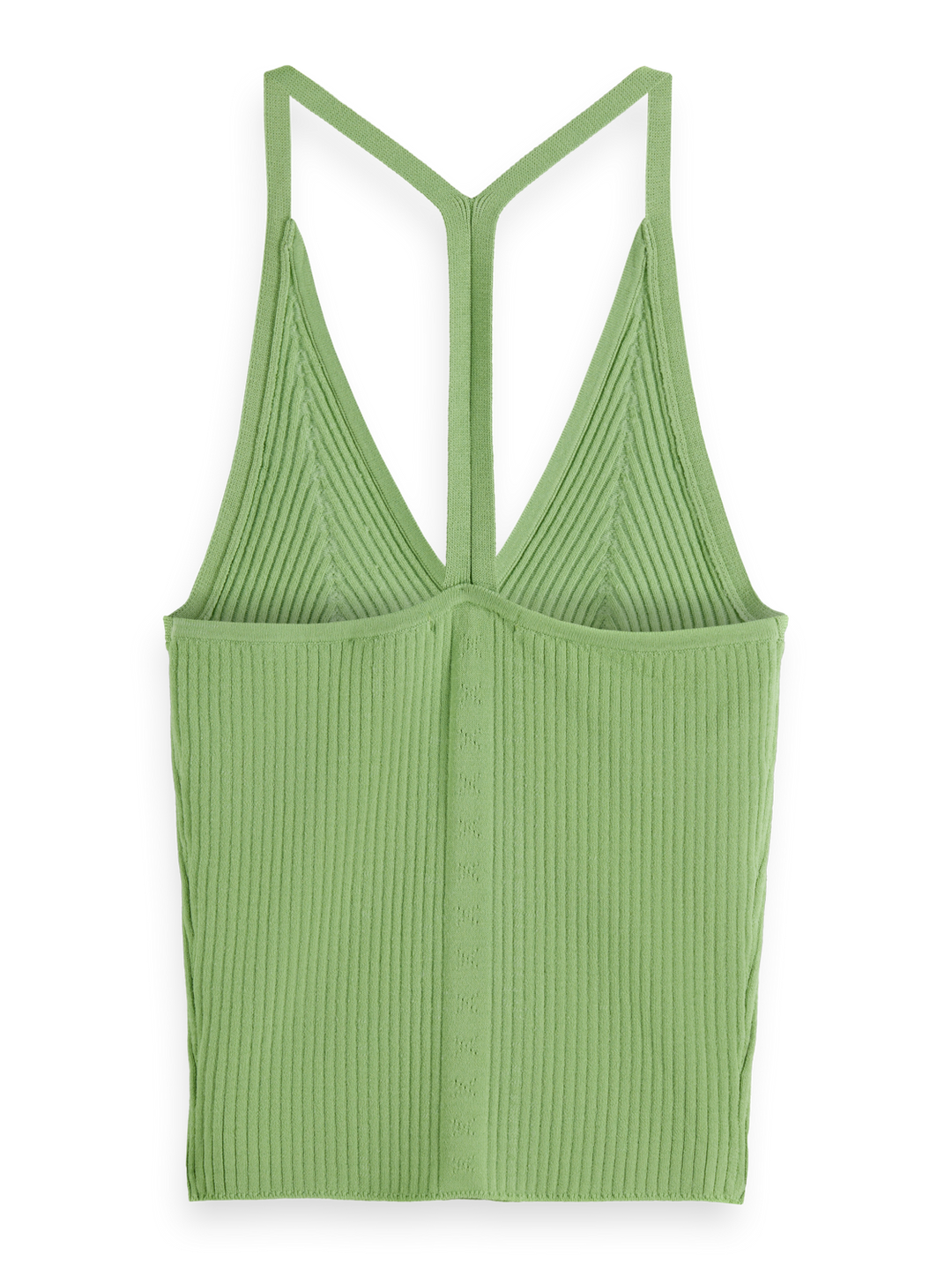 Rib racer knitted tank