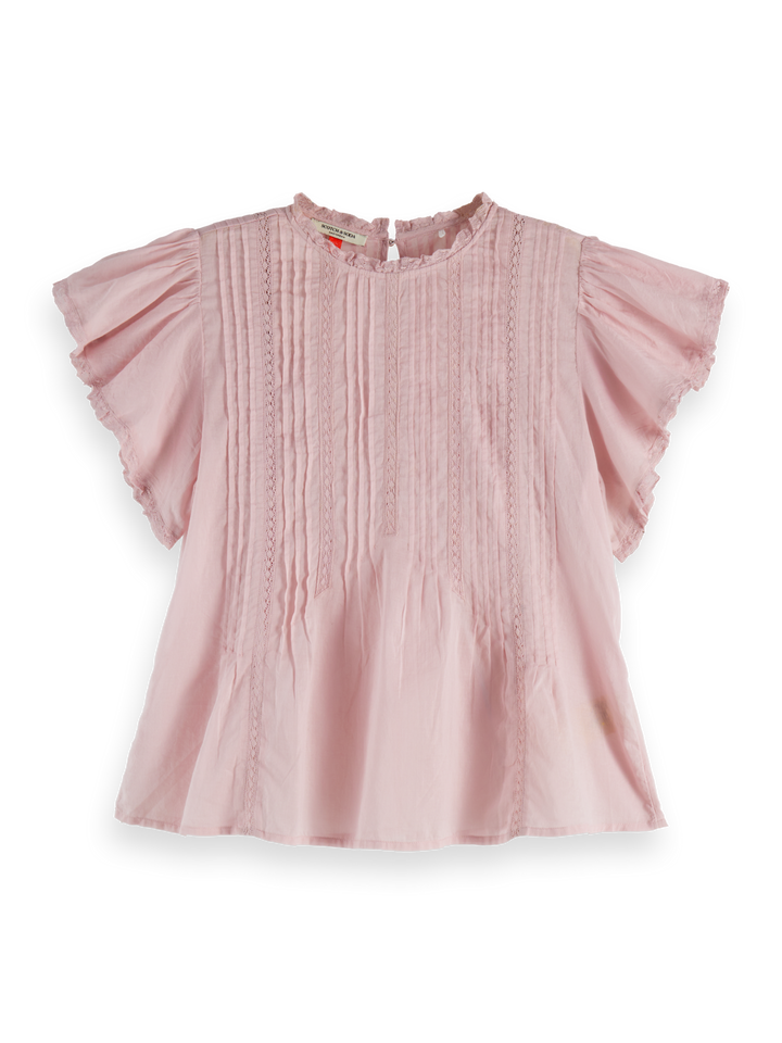 Butterfly sleeve top