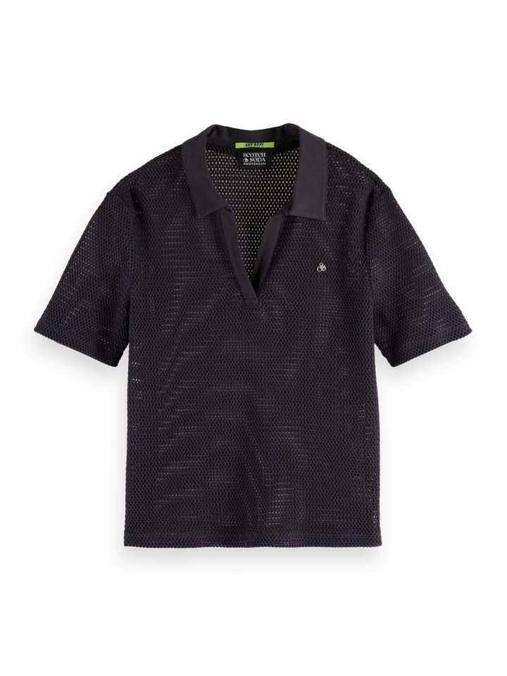 Crochet polo