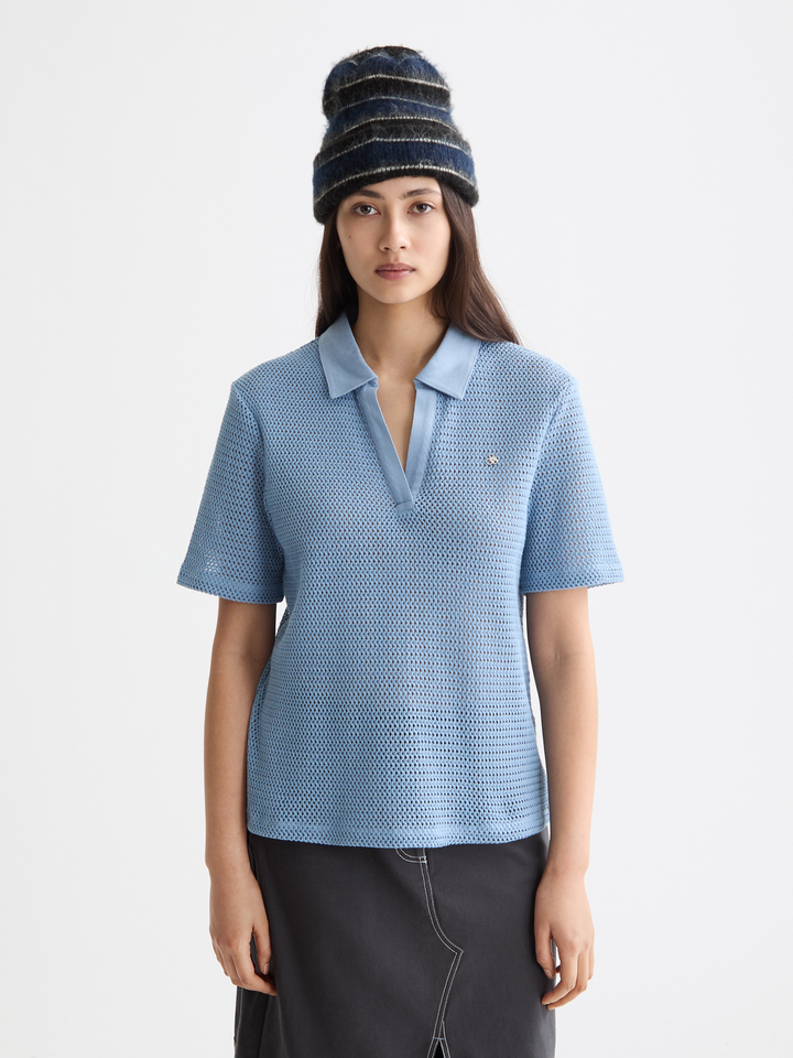 Crochet polo