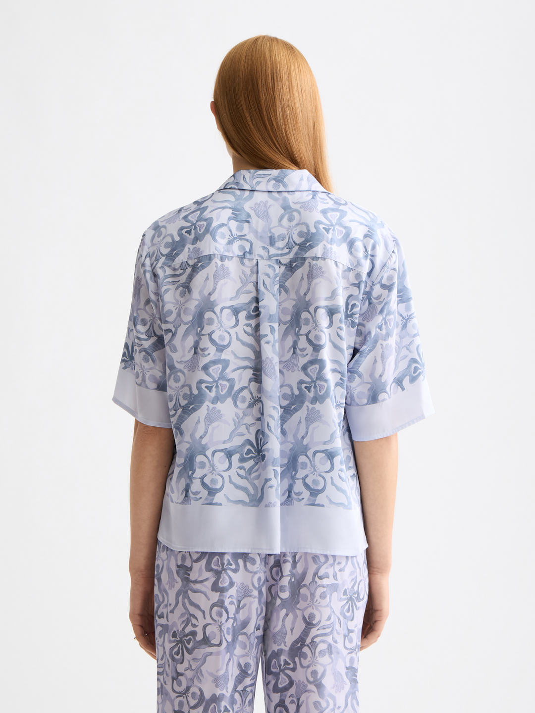 Printed short sleeve shirt